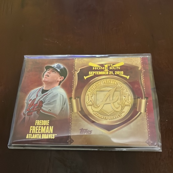 Freddie Freeman Atlanta Braves commemorative medallion/coin 1st home run/2020 2 - Picture 2 of 7